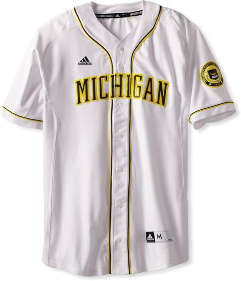 Amazon.com : NCAA Michigan Wolverines Men's Premier Baseball Jersey ...