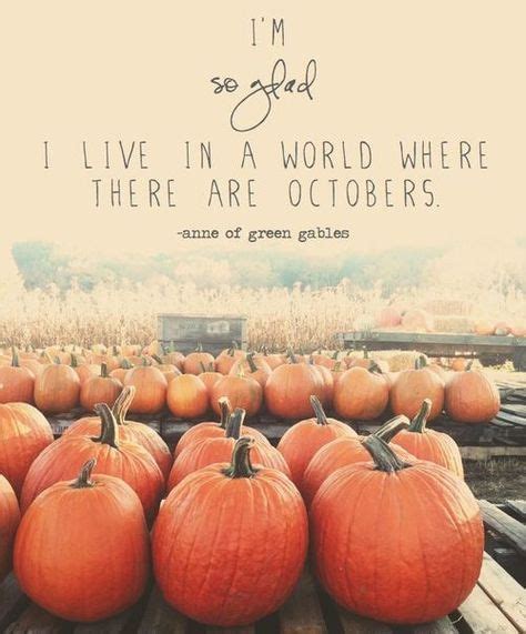 anne of green gable october quote | Anne of green gables quote | Halloween/ Creepy | Happy fall ...