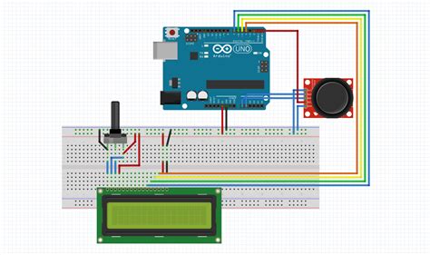 Arduino Joystick to LCD Display | Arduino Project Hub