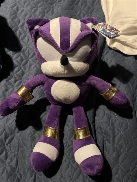 Mavin | RARE Darkspine Sonic The Hedgehog Sonic Plush