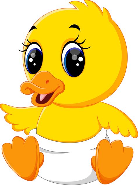 illustration of Cute baby duck cartoon 7916685 Vector Art at Vecteezy