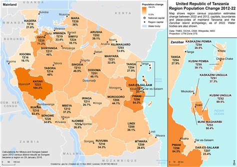 Tanzania Population and Buildings 2022 – geo.fyi