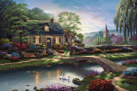 Most Popular Kinkade Cottage Paintings | Thomas Kinkade Carmel & Monterey