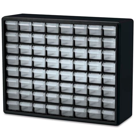 Akro-Mils 64-Compartment Small Parts Organizer Cabinet-10164 - The Home ...