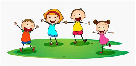 Daycare Clipart Daycare Van - Kids Playing Cartoon, HD Png Download ...