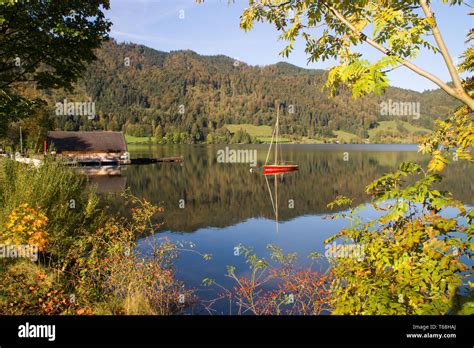 Beautiful view to Lake Tegernsee, Bavaria, Germany Stock Photo - Alamy