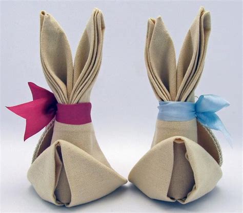 The Art of Folding Napkins for Easter Decorating, Creative Easter Decorations