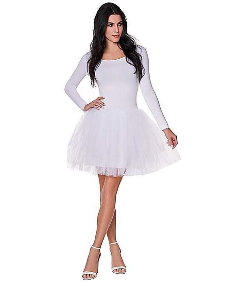 Adult White Starter Tutu Dress - Spirithalloween.com