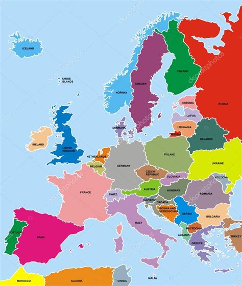 Mapa Europy Grafika wektorowa od ©pepeemilio2 36978533