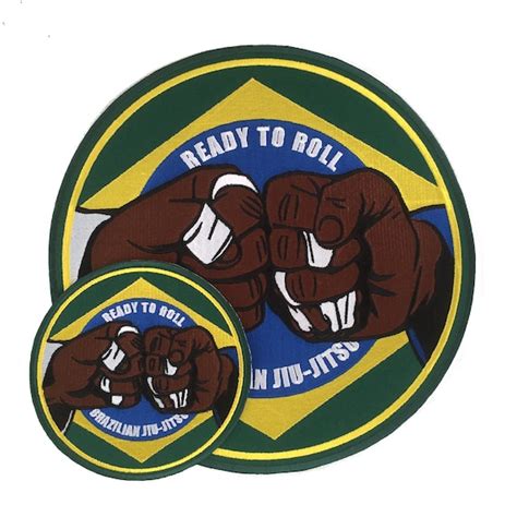 Jiu Jitsu Gi Patch Ready to Roll 2 Sizes Big and Medium BJJ | Etsy