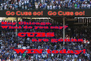 Go Cubs Go!!! | The Chicago Cubs anthem "Go Cubs Go" is turn… | Flickr