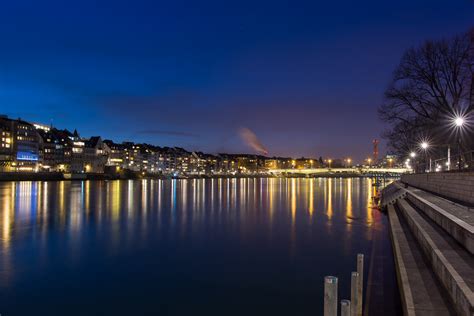 Basel at Night | Along the Rhine river in Basel, Switzerland… | Flickr