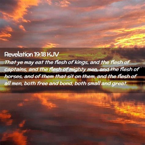 Revelation 19:18 KJV Bible Verse Images