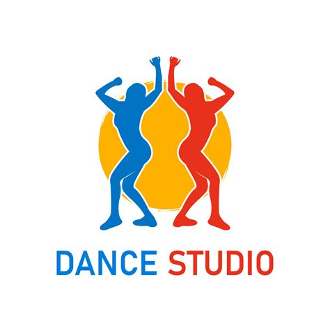 dance studio logo 9489032 Vector Art at Vecteezy