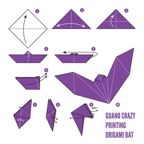 How to Fold an Origami Bat - Guano Crazy Printing