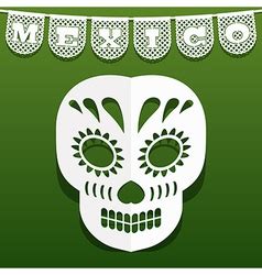 Mexican paper bunting Royalty Free Vector Image