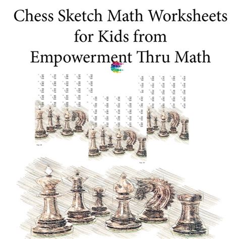 Chess Sketch Math Worksheets for Kids 's 100-999 3 - Etsy