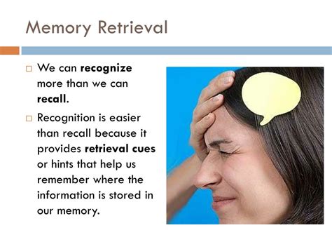 PPT - Memory: Retrieval and Problems PowerPoint Presentation, free ...