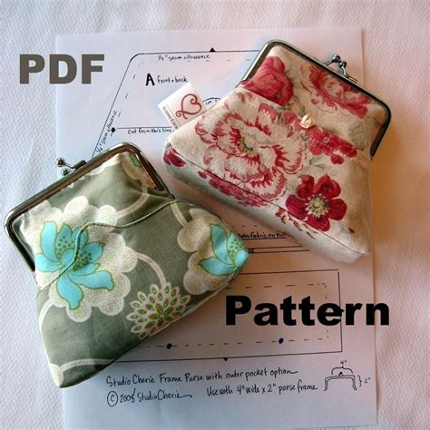 Coin Purse Pattern and Instructions PDF Format Emailed to You - Etsy