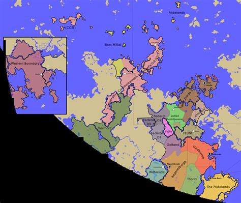 Map of Imperial Federation (a loose federation of states in CivMC ...