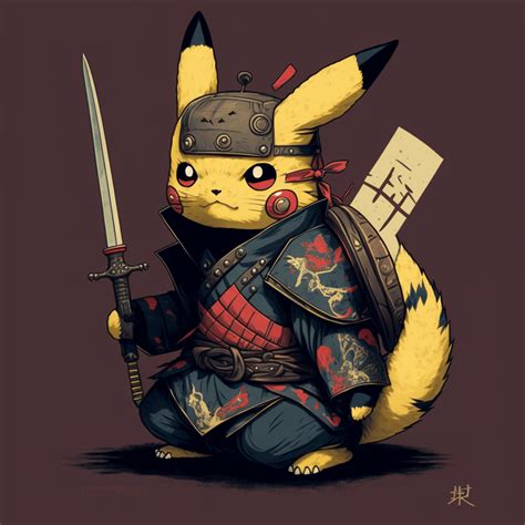 Samurai pikachu : r/Ai_Pokemon