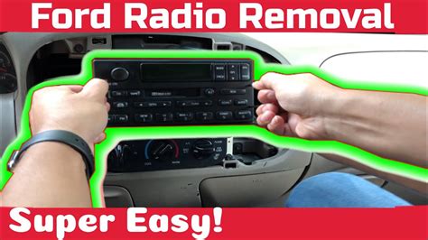 How To Remove Radio on Ford F150 1997 - 2004 - YouTube
