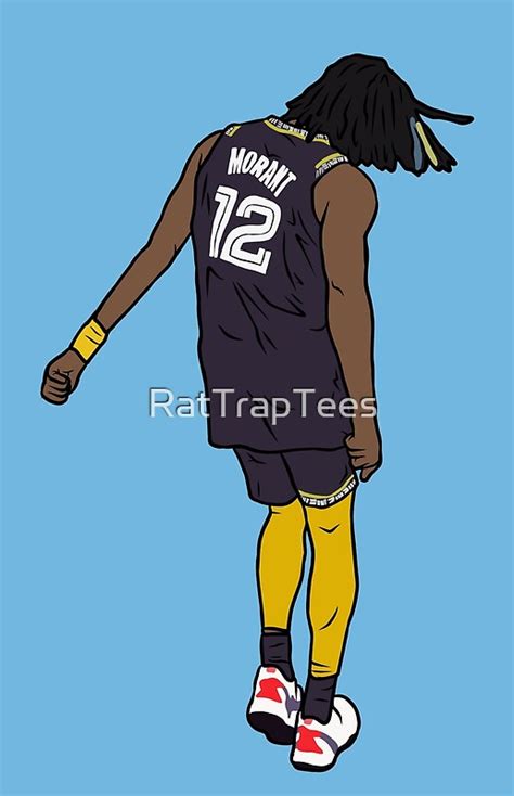 "Ja Morant Griddy" by RatTrapTees | Redbubble