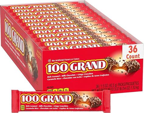 Amazon.com: 100 grand candy bar