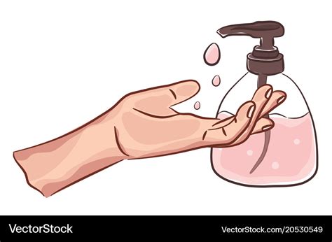 Washing clean hands with soap handwashing Vector Image