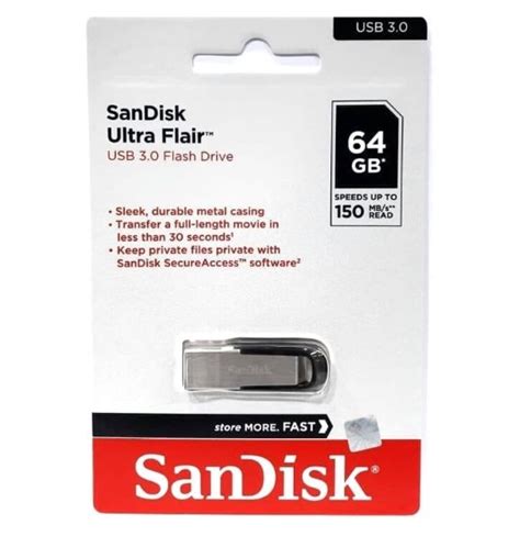 Jual Flashdisk 64Gb USB 3.0 - SanDisk Ultra Flair - Batamkamera.com