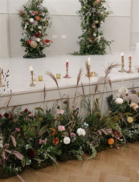 Laid-Back London Wedding with Giant Statement Floral Installations