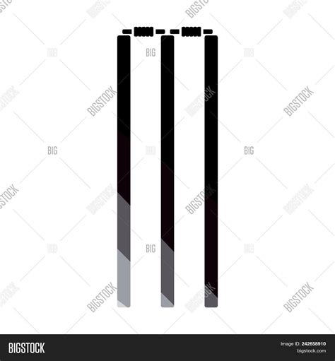 Cricket Wicket Icon. Vector & Photo (Free Trial) | Bigstock