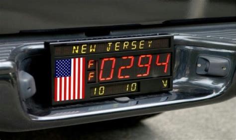 United States Release Digital Number Plate for Cars - Virily