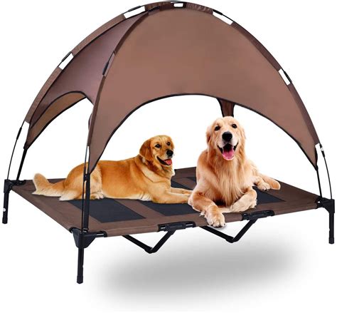 2022 NEW Luxury Elevated Dog Bed With Canopy - Dzordz Shop