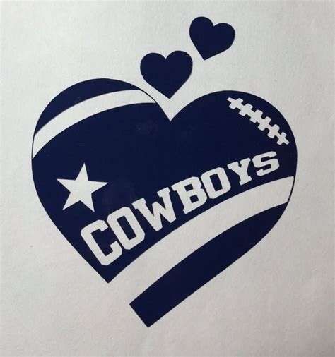 Dallas Cowboys Decal/ Nfl Decal/ Cowboys Decal | Etsy