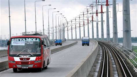 Bangabandhu Bridge, Jamuna Multi-purpose Bridge the 6th longest bridge in South Asia. - YouTube