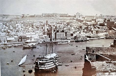 HMS Hibernia with Birgu waterfront in the background at the Grand ...