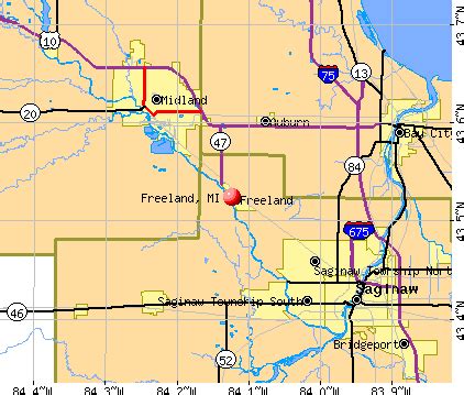 Freeland, Michigan (MI 48603, 48623) profile: population, maps, real estate, averages, homes ...