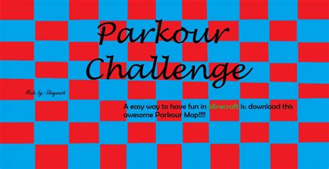 Parkour Challenge Minecraft Map