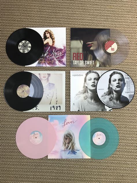 my taylor swift vinyl collection 🤍 : r/vinyl