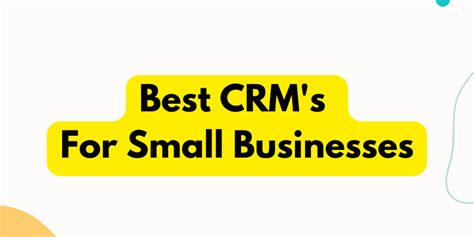 Best 10 CRMs for Small Businesses - The TechPad