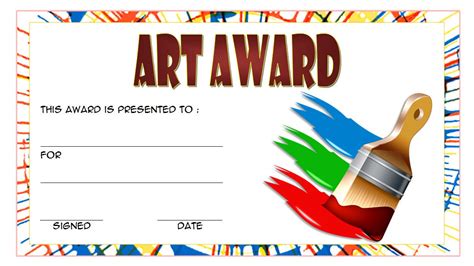 Free Art Award Certificate Templates Editable [10+ ELEGANT DESIGNS] – Fresh & Professional Templates