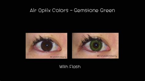 AIR OPTIX COLORS ON DARK EYES GEMSTONE GREEN - YouTube