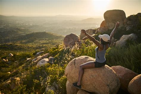 California Girl on Rock