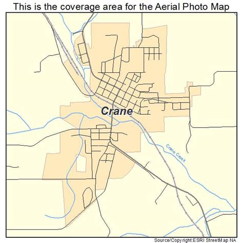 Aerial Photography Map of Crane, MO Missouri