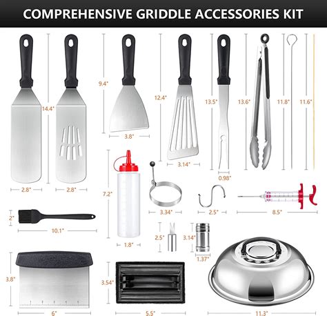 Griddle Accessories,20Pcs Flat Top Grill Accessories Set for Blackstone and Camp | eBay