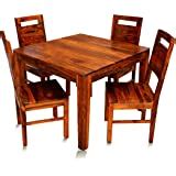 Krishna Wood Decor Sheesham Wood Dining Table 2 Seater | Wooden Dinning Room Furniture | 2 ...