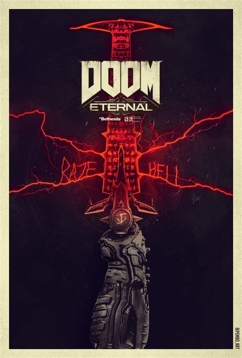 Doom Eternal - Crucible | Poster By JackPemberton