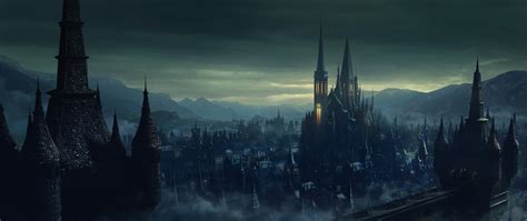 ArtStation - Gothic City Concept