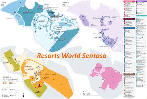 Resorts World Sentosa Map | Sentosa, Singapore - Ontheworldmap.com